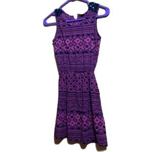 Material Girl Pink and Black Dress Size Extra Small